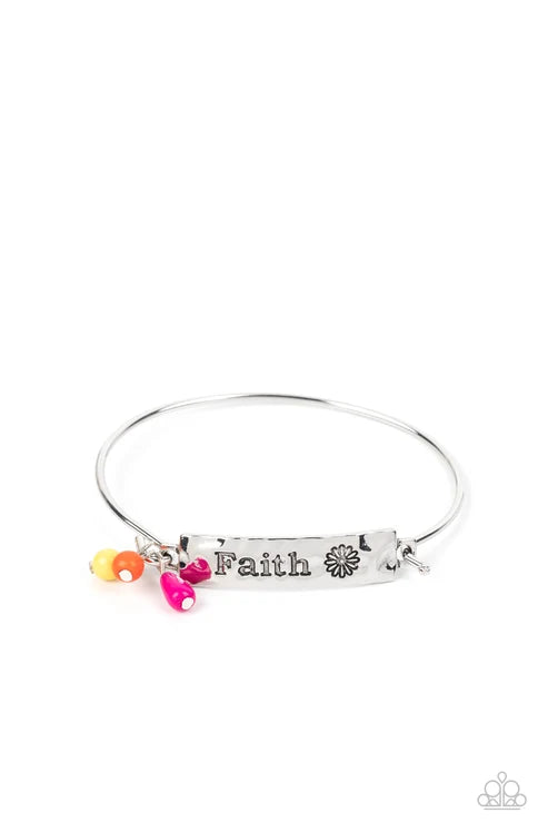 Paparazzi ♥ Flirting with Faith - Pink ♥ Bracelet