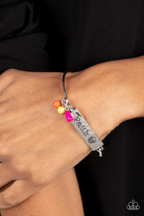 Paparazzi ♥ Flirting with Faith - Pink ♥ Bracelet