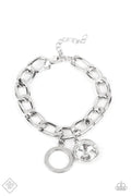 Paparazzi ♥ Unyielding Roar - White ♥ Bracelet