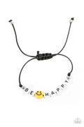 Paparazzi ♥ I Love Your Smile - Black ♥ Bracelet