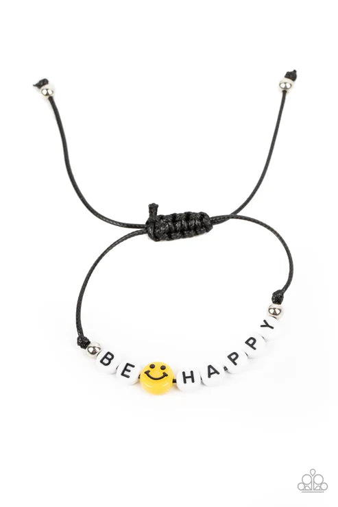 Paparazzi ♥ I Love Your Smile - Black ♥ Bracelet