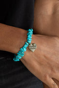 Paparazzi ♥ Stony-Hearted - Brass ♥ Bracelet