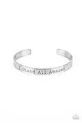 Paparazzi ♥ I Stand All Amazed - Silver ♥ Bracelet