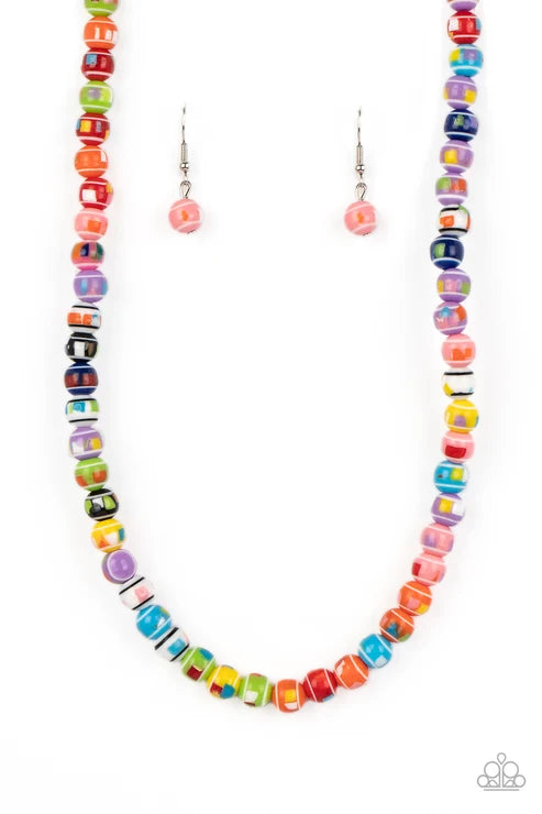 Paparazzi ♥ Gobstopper Glamour - Multi ♥ Necklace