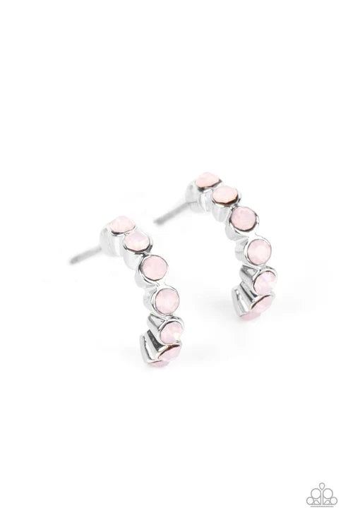 Paparazzi ♥ Carefree Couture - Pink ♥ Earrings