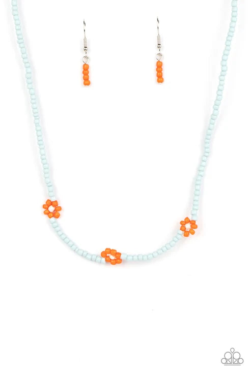 Paparazzi ♥ Bewitching Beading - Orange ♥ Necklac
