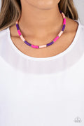 Paparazzi ♥ Rainbow Road - Pink ♥ Necklace
