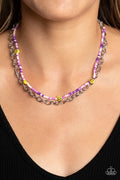 Paparazzi ♥ Happy Looks Good on You - Purple ♥ Necklace