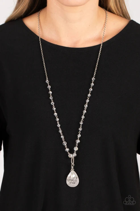 Paparazzi ♥ Divine Dance - White ♥ Necklace