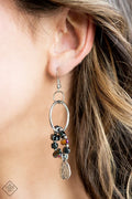 Paparazzi ♥ Fossil Flair - Multi ♥ Earrings
