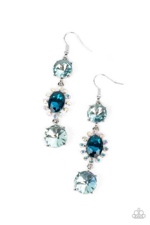 Paparazzi ♥ Magical Melodrama - Blue ♥ Earrings