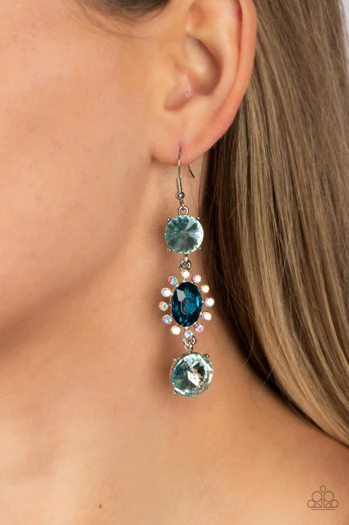 Paparazzi ♥ Magical Melodrama - Blue ♥ Earrings