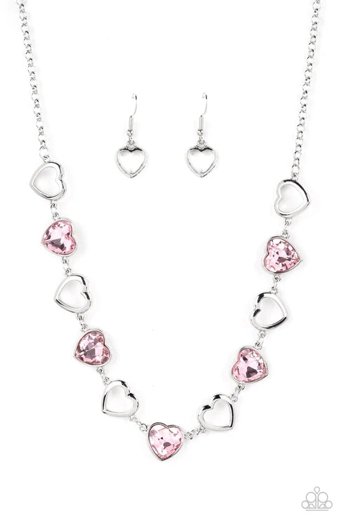 Paparazzi ♥ Contemporary Cupid - Pink ♥ Necklace
