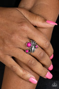 Paparazzi ♥ Wonderland Wildflower - Pink ♥ Ring