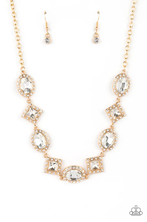 Paparazzi ♥ Diamond of the Season - Gold ♥ Necklace