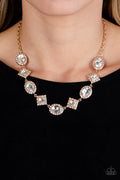 Paparazzi ♥ Diamond of the Season - Gold ♥ Necklace