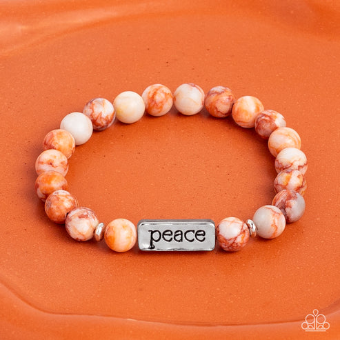 Paparazzi ♥ Serene Season - Orange ♥ Bracelet