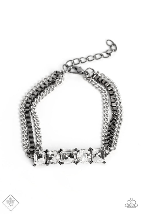 Paparazzi ♥ Tyrant Treasure - Black ♥ Bracelet