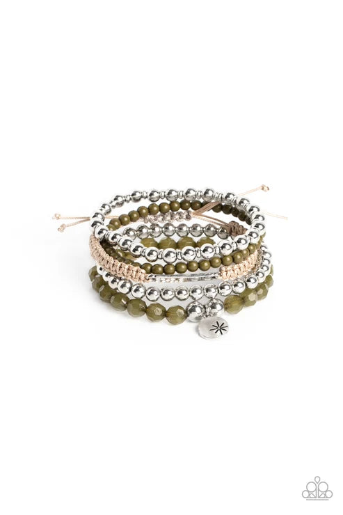 Paparazzi ♥ Offshore Outing - Green ♥ Bracelet