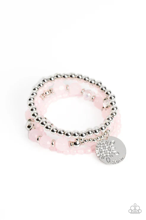 Paparazzi ♥ Surfer Style - Pink ♥ Bracelet