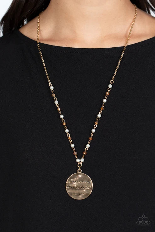 Paparazzi ♥ Serving the Lord - Gold ♥ Necklace
