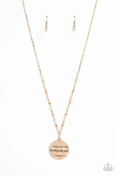 Paparazzi ♥ Serving the Lord - Gold ♥ Necklace