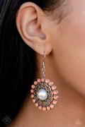 Paparazzi ♥ Effortlessly Eden - Orange ♥ Earrings