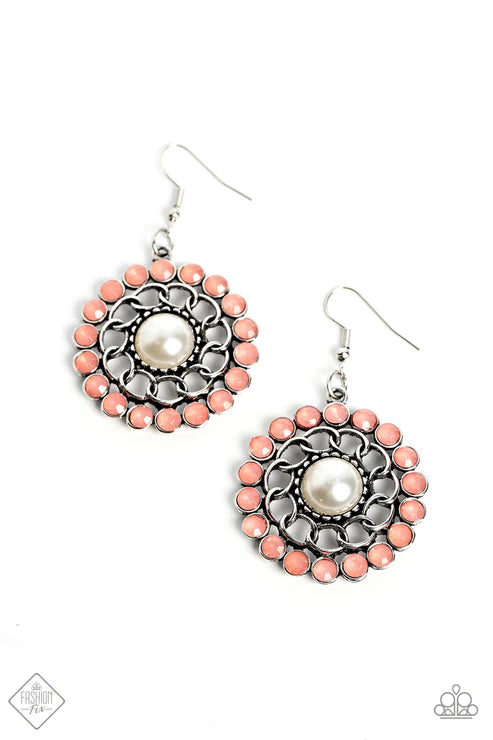 Paparazzi ♥ Effortlessly Eden - Orange ♥ Earrings
