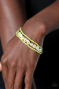 Paparazzi ♥ Buzzworthy Botanicals - White ♥ Bracelet