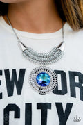 Paparazzi ♥ Excalibur Extravagance - Blue ♥ Necklace