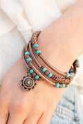 Paparazzi ♥ Badlands Bunch - Copper ♥ Bracelet