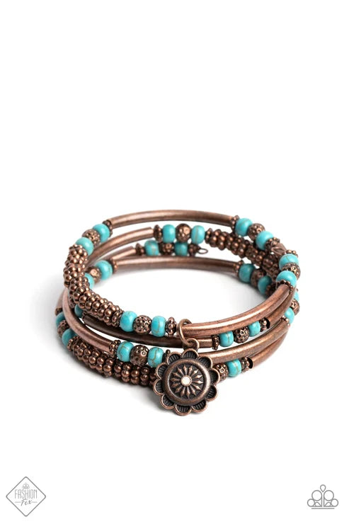 Paparazzi ♥ Badlands Bunch - Copper ♥ Bracelet