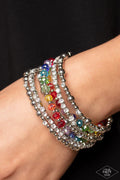 Paparazzi ♥ ICE Knowing You - Multi ♥ Bracelet