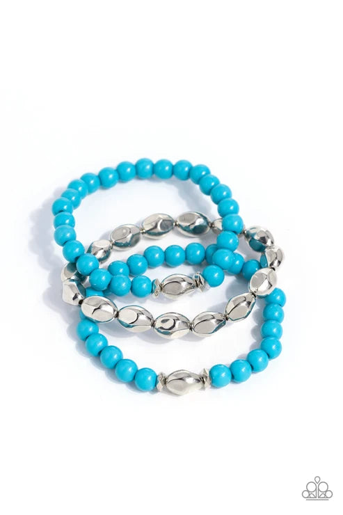 Paparazzi ♥ The Candy Man Can - Blue ♥ Bracelet