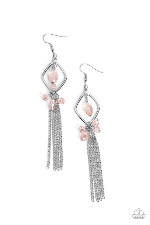 Paparazzi ♥ Effulgent Era - Pink ♥ Earrings