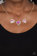 Paparazzi ♥ State of the HEART - Gold ♥ Necklace