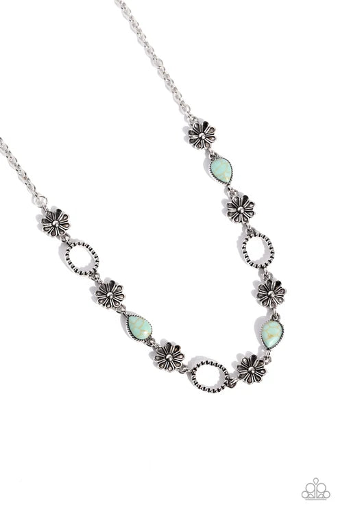 Paparazzi ♥ Casablanca Chic - Blue ♥ Necklace