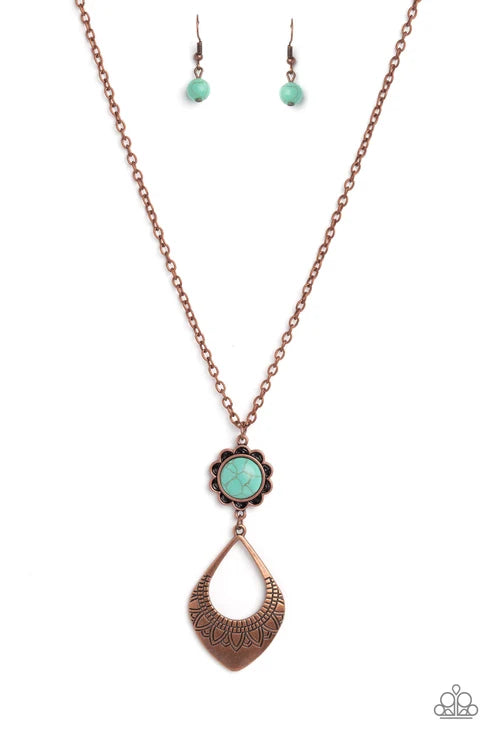 Paparazzi ♥ Stone TOLL - Copper ♥ Necklace