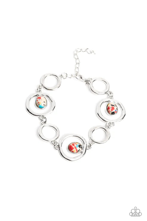 Paparazzi ♥ Marble Myriad - Yellow ♥ Bracelet