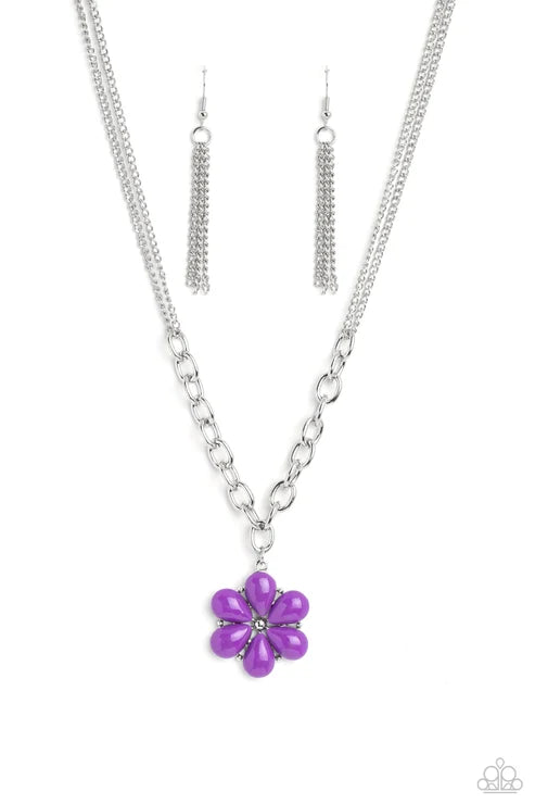 Paparazzi ♥ Dazzling Dahlia - Purple ♥ Necklace