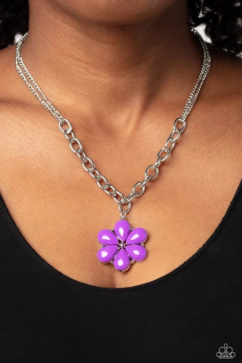 Paparazzi ♥ Dazzling Dahlia - Purple ♥ Necklace