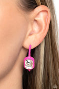 Paparazzi ♥ Call Me TRENDY - Pink ♥ Earrings