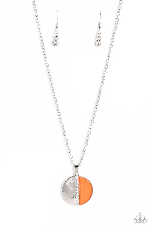 Paparazzi ♥ Captivating Contrast - Orange ♥ Necklace