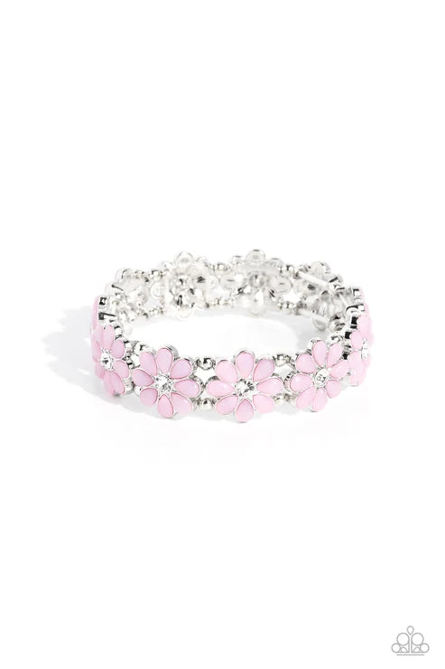 Paparazzi ♥ Hawaiian Holiday - Pink ♥ Bracelet