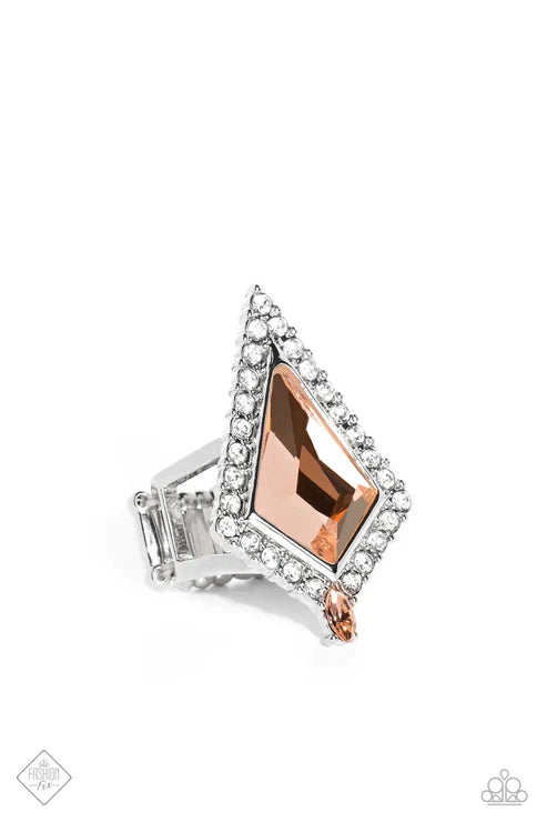 Paparazzi ♥ Stylish Studio - Orange ♥ Ring