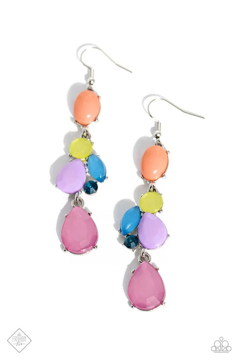 Paparazzi ♥ Mystifying Matinee - Multi ♥ Earrings