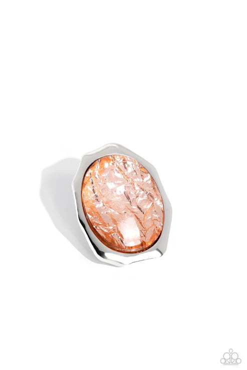 Paparazzi ♥ Wrapped Wardrobe - Orange ♥ Ring
