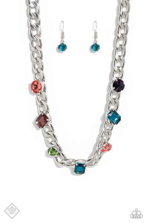 Paparazzi ♥ Audaciously Affixed - Multi ♥ Necklace