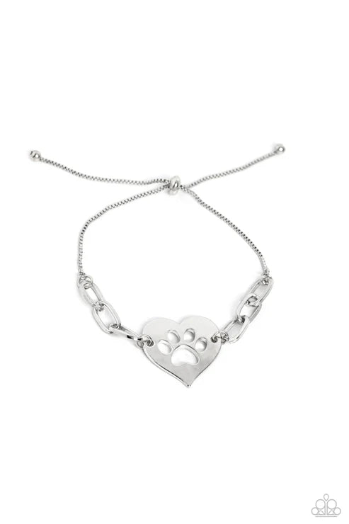Paparazzi ♥ PAW-sitively Perfect - Silver ♥ Bracelet