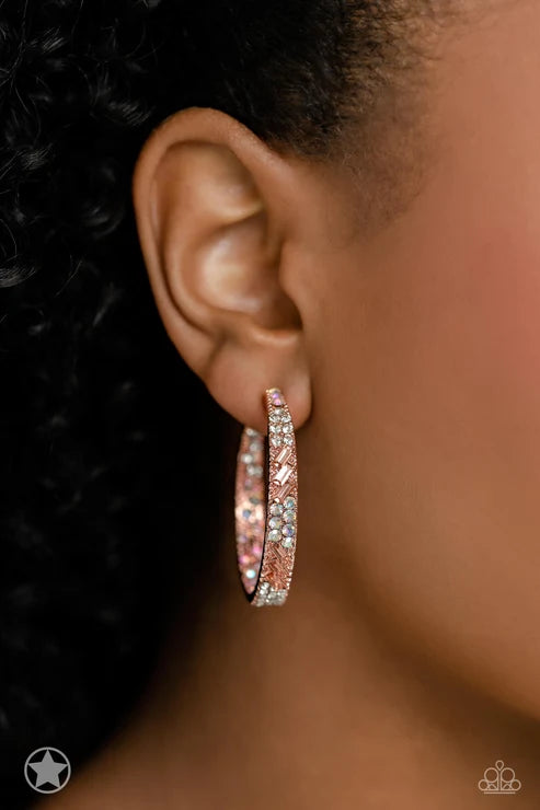 Paparazzi ♥ Glitzy by Association - Copper ♥ Earrings